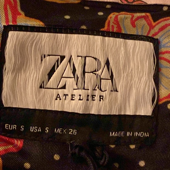 NWT. Zara Limited Edition Leather Printed High Waisted Long Skirt. Size S. - Picture 12 of 15